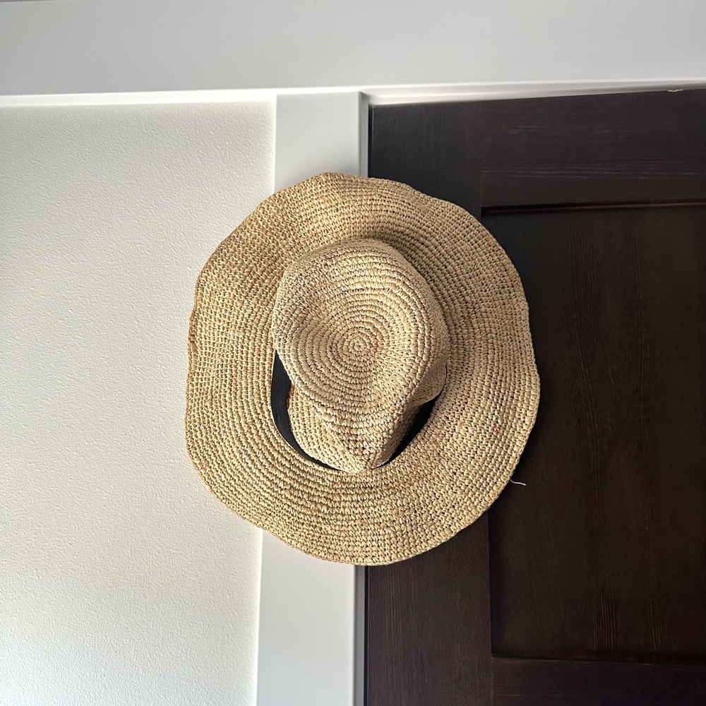 JCREW Wide-brim packable straw hat - Picture 4 of 7